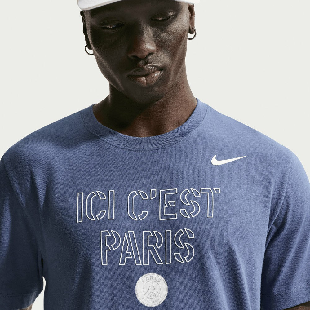 Paris Saint-Germain Men's Team Pride T-Shirt - Blue cheap