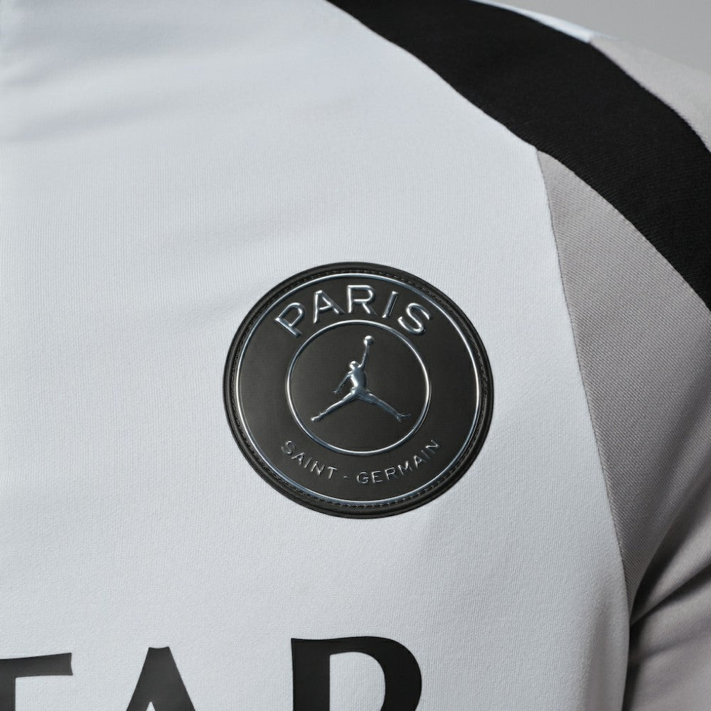 Paris Saint-Germain Jordan Brand Men's Strike Drill Quarter-Zip Long Sleeve Dri-FIT Top - White outlet