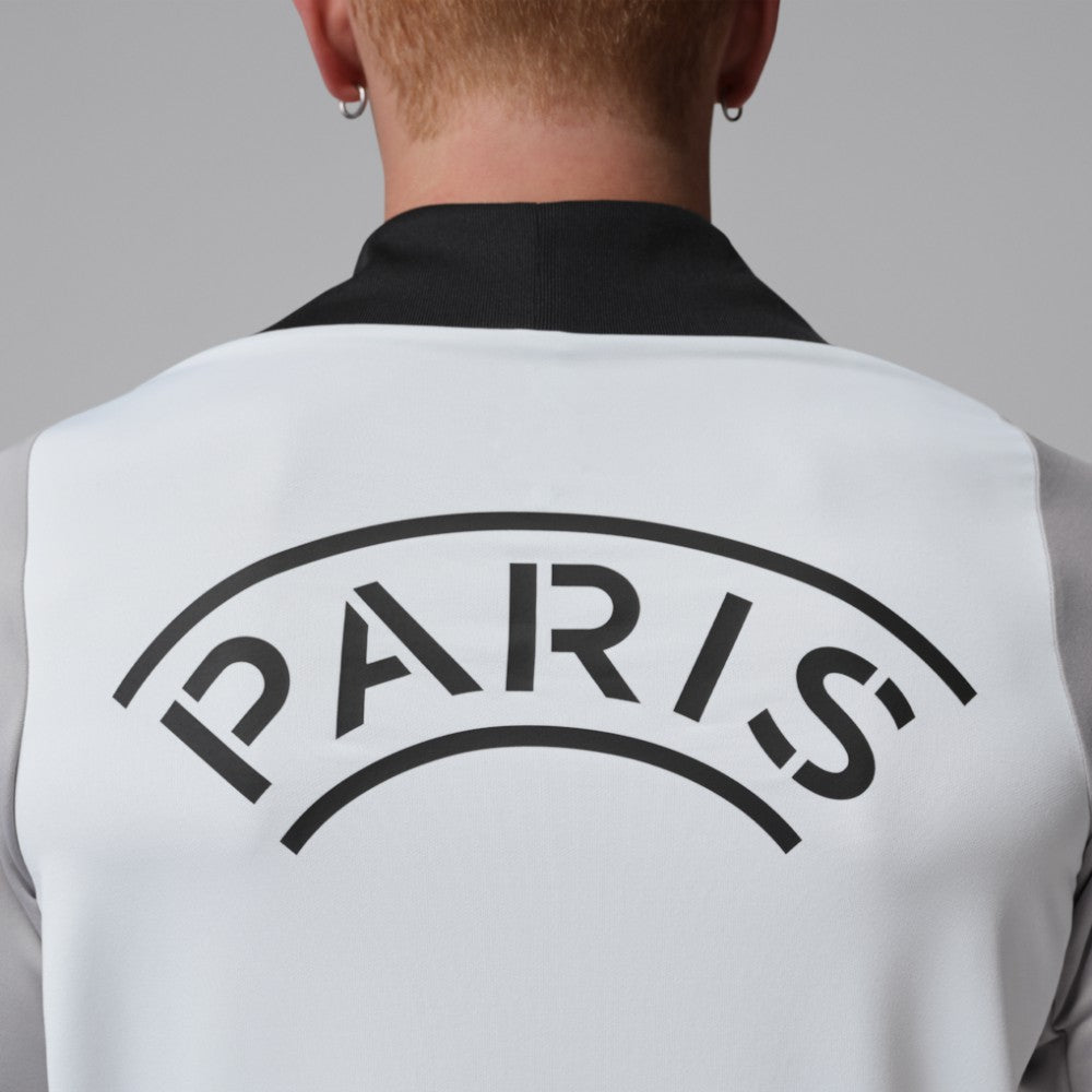 Paris Saint-Germain Jordan Brand Men's Strike Drill Quarter-Zip Long Sleeve Dri-FIT Top - White outlet