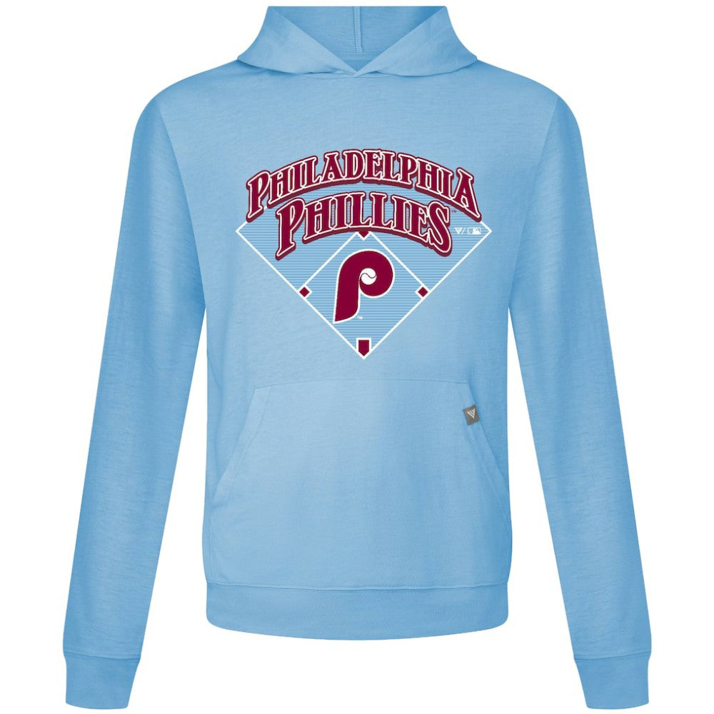 Philadelphia Phillies Levelwear Phantastic Relay Pullover Hoodie Light Blue
