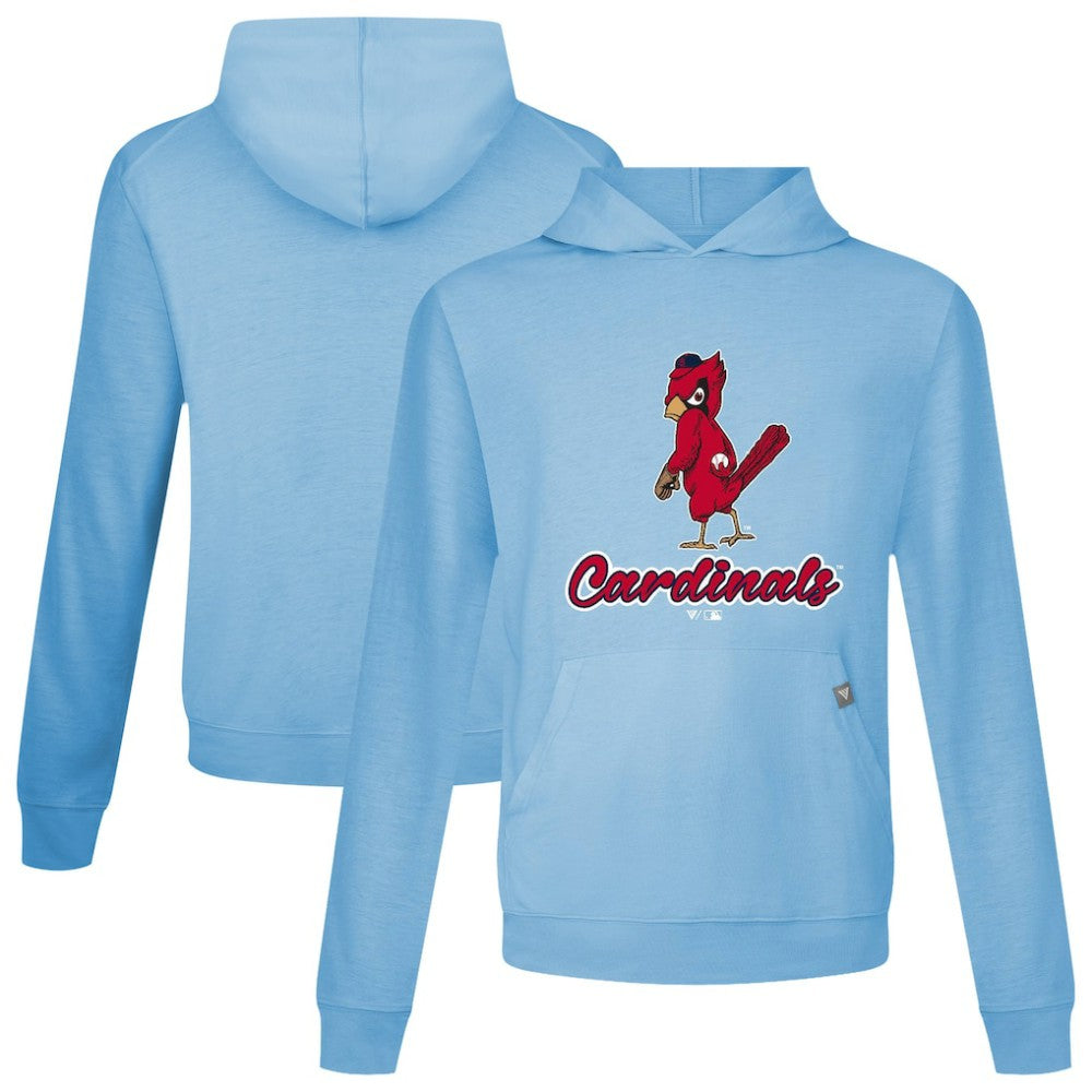 St. Louis Cardinals Levelwear Seeing Red Relay Pullover Hoodie Light Blue