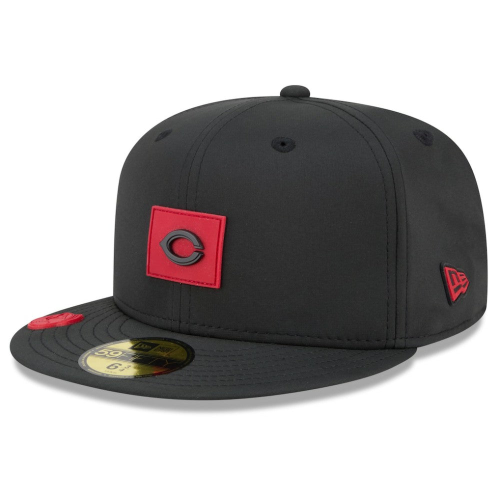 Cincinnati Reds 2026 Clubhouse 59FIFTY Fitted Hat Black