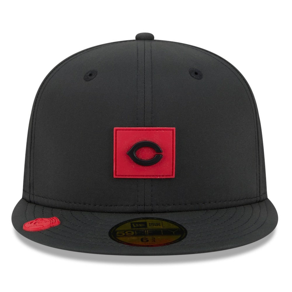 Cincinnati Reds 2026 Clubhouse 59FIFTY Fitted Hat Black