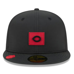 Cincinnati Reds 2026 Clubhouse 59FIFTY Fitted Hat Black