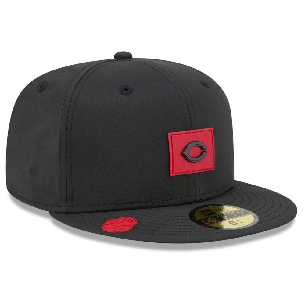 Cincinnati Reds 2026 Clubhouse 59FIFTY Fitted Hat Black
