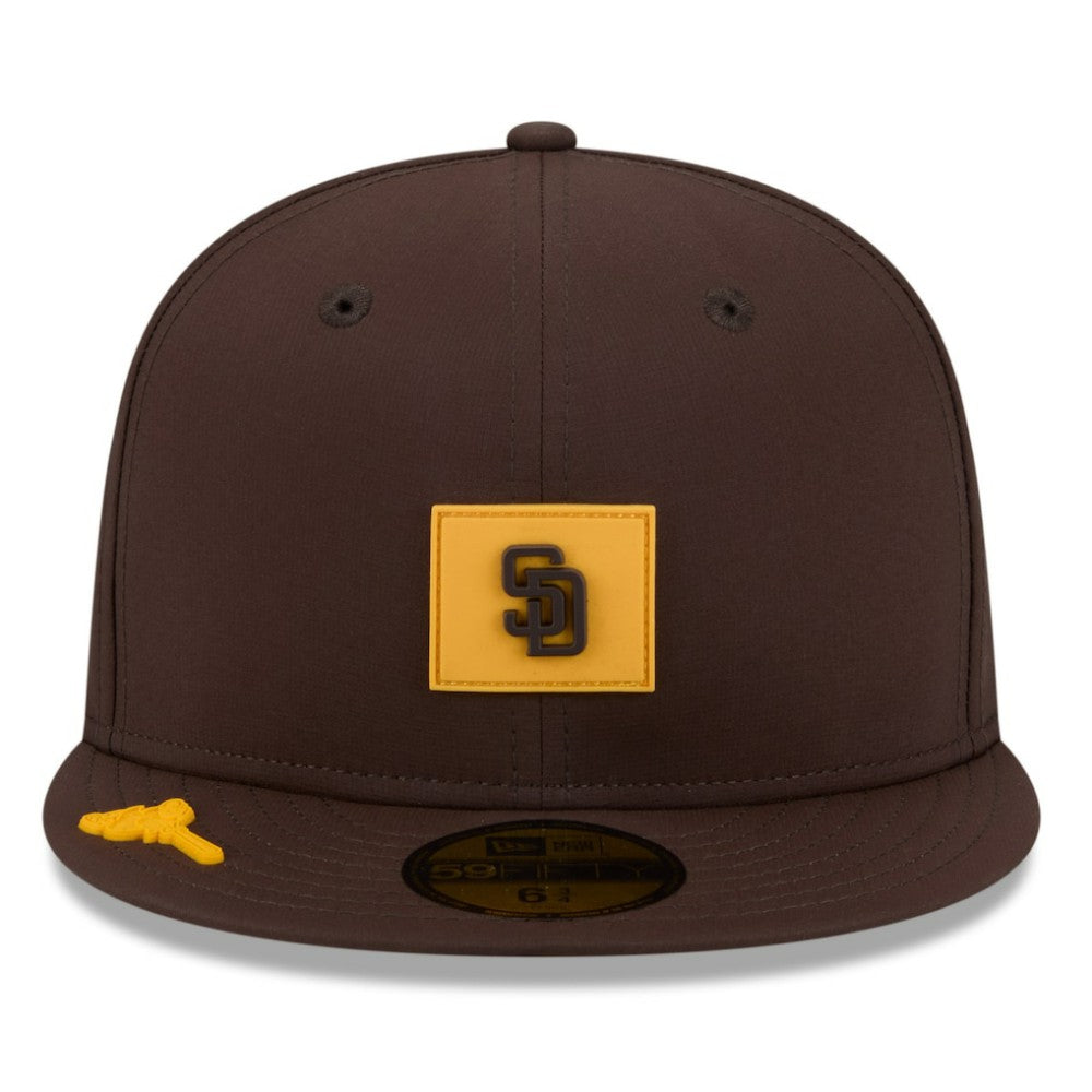 San Diego Padres 2026 Clubhouse 59FIFTY Fitted Hat Brown