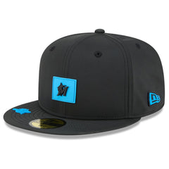 Miami Marlins 2026 Clubhouse 59FIFTY Fitted Hat Black