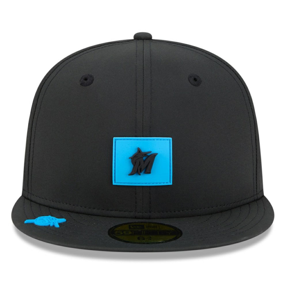 Miami Marlins 2026 Clubhouse 59FIFTY Fitted Hat Black