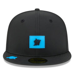 Miami Marlins 2026 Clubhouse 59FIFTY Fitted Hat Black