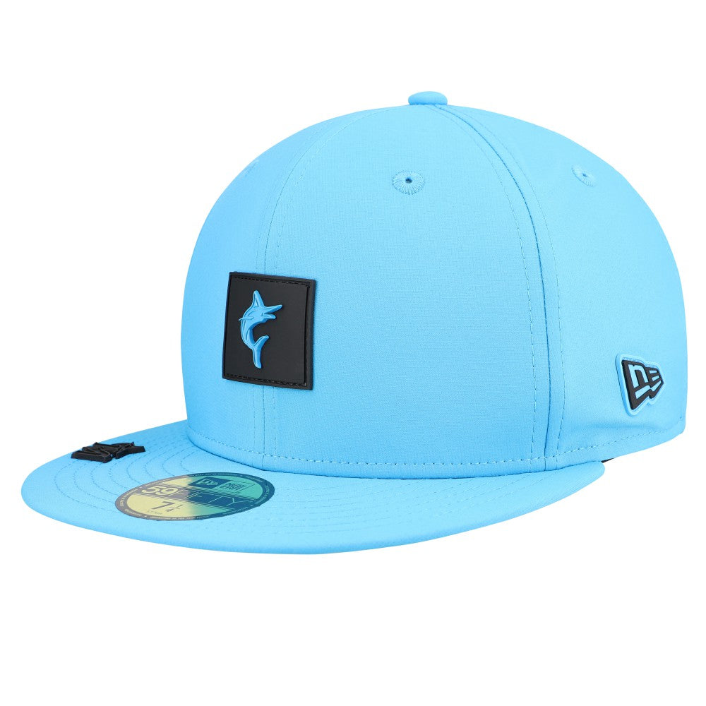 Miami Marlins 2026 Clubhouse Alternate 59FIFTY Fitted Hat Blue
