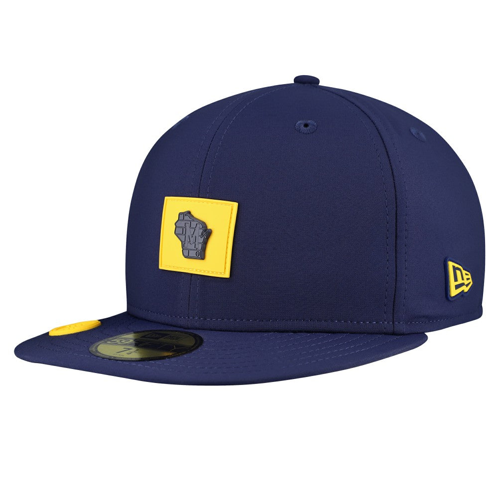 Milwaukee Brewers 2026 Clubhouse Alternate 59FIFTY Fitted Hat Navy