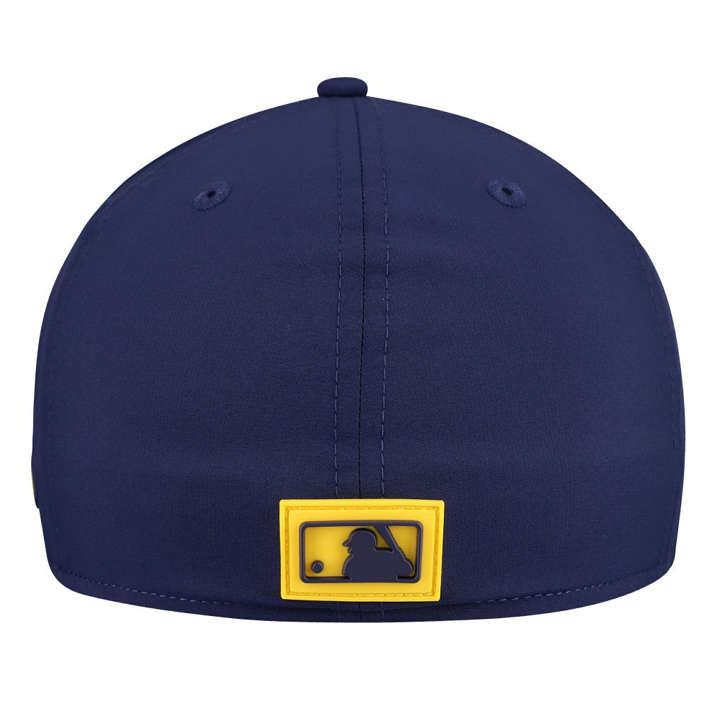 Milwaukee Brewers 2026 Clubhouse Alternate 59FIFTY Fitted Hat Navy