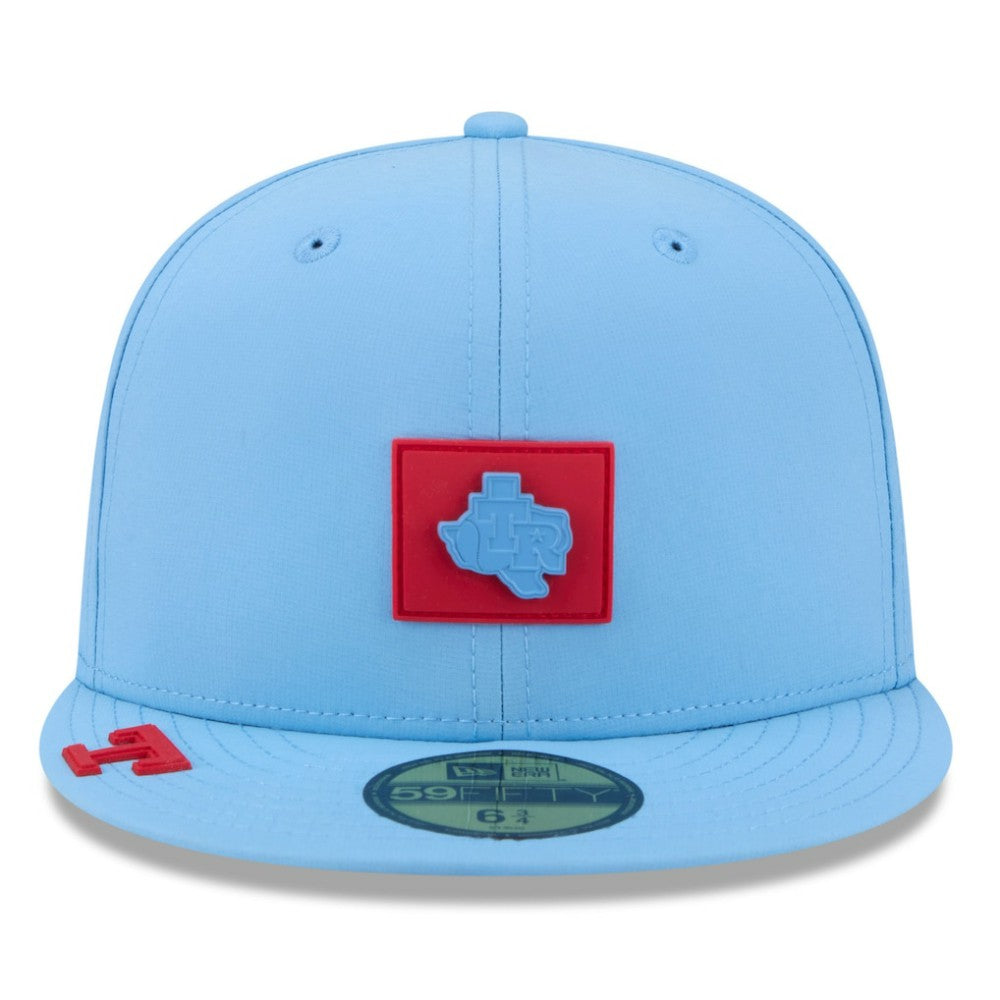 Texas Rangers 2026 Clubhouse Alternate 59FIFTY Fitted Hat Light Blue