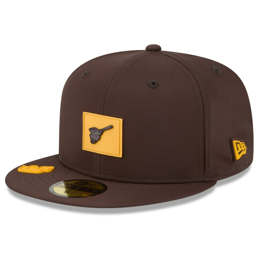 San Diego Padres 2026 Clubhouse Alternate 59FIFTY Fitted Hat Brown
