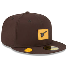 San Diego Padres 2026 Clubhouse Alternate 59FIFTY Fitted Hat Brown