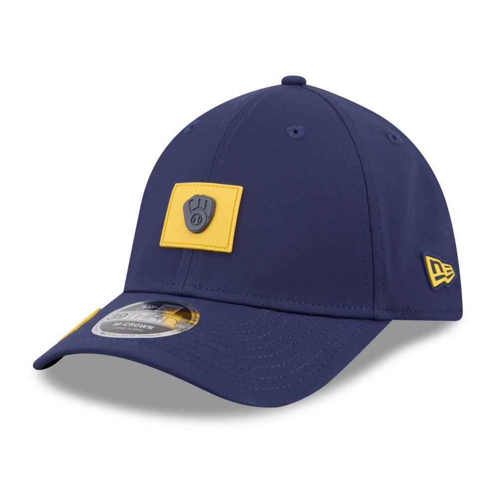 Milwaukee Brewers 2026 Clubhouse M-Crown 39THIRTY Flex Hat Navy