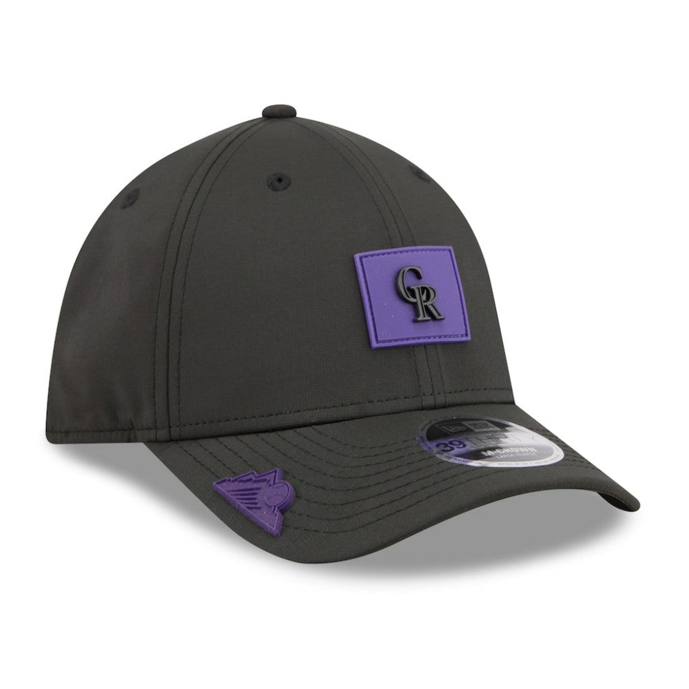 Colorado Rockies 2026 Clubhouse M-Crown 39THIRTY Flex Hat Black