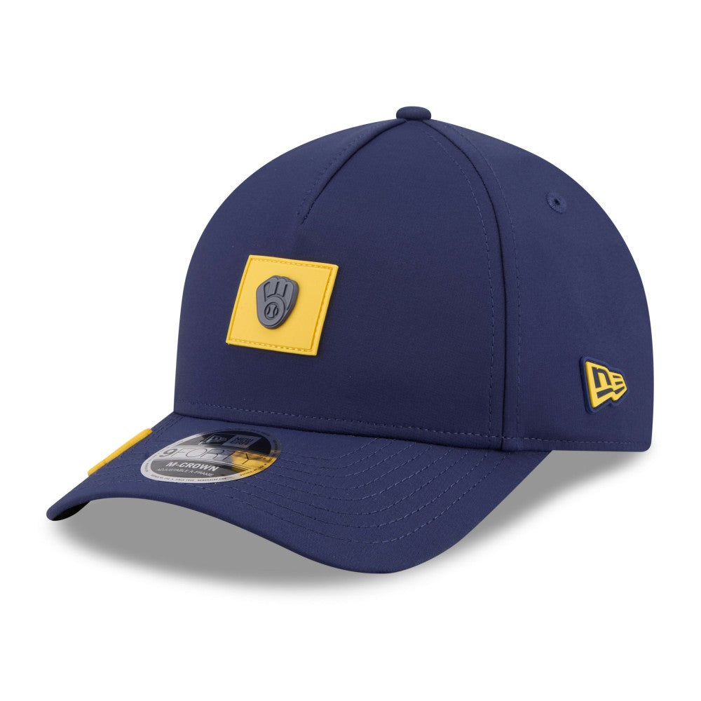 Milwaukee Brewers 2026 Clubhouse 9FORTY A-Frame Adjustable Hat Navy