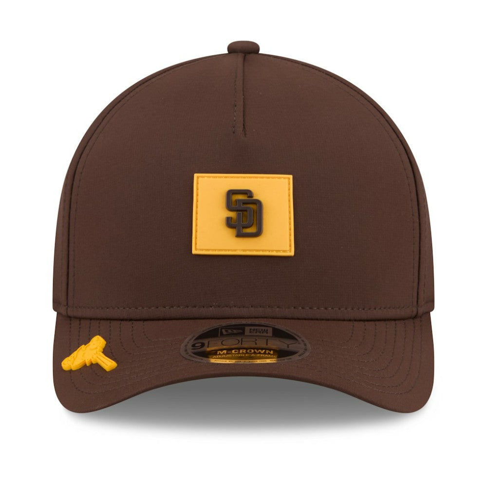 San Diego Padres 2026 Clubhouse 9FORTY A-Frame Adjustable Hat Brown