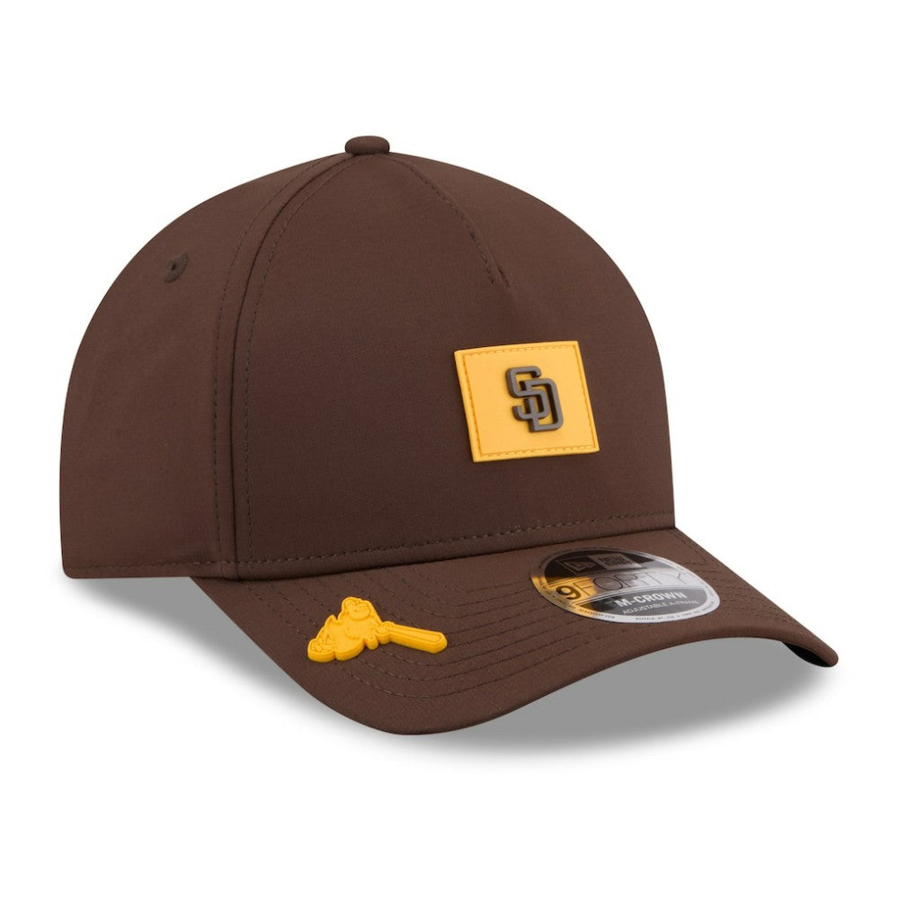 San Diego Padres 2026 Clubhouse 9FORTY A-Frame Adjustable Hat Brown
