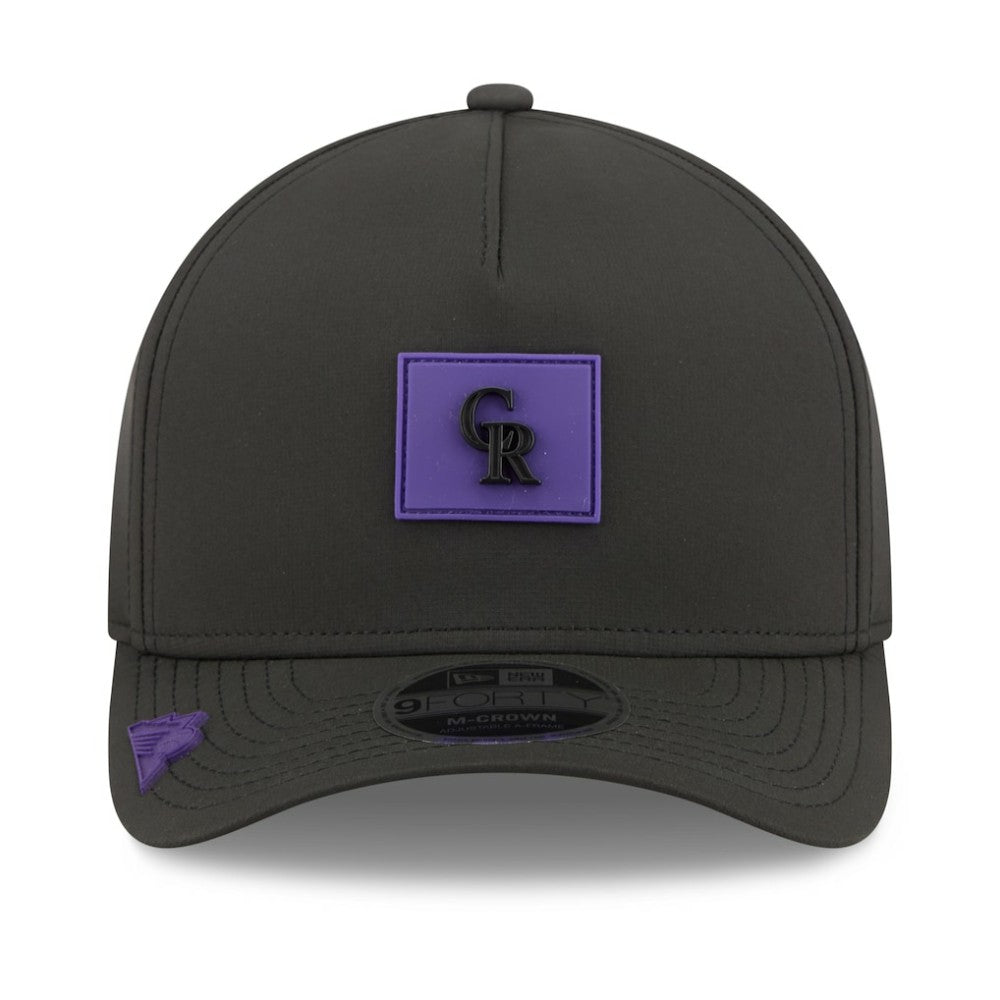 Colorado Rockies 2026 Clubhouse 9FORTY A-Frame Adjustable Hat Black