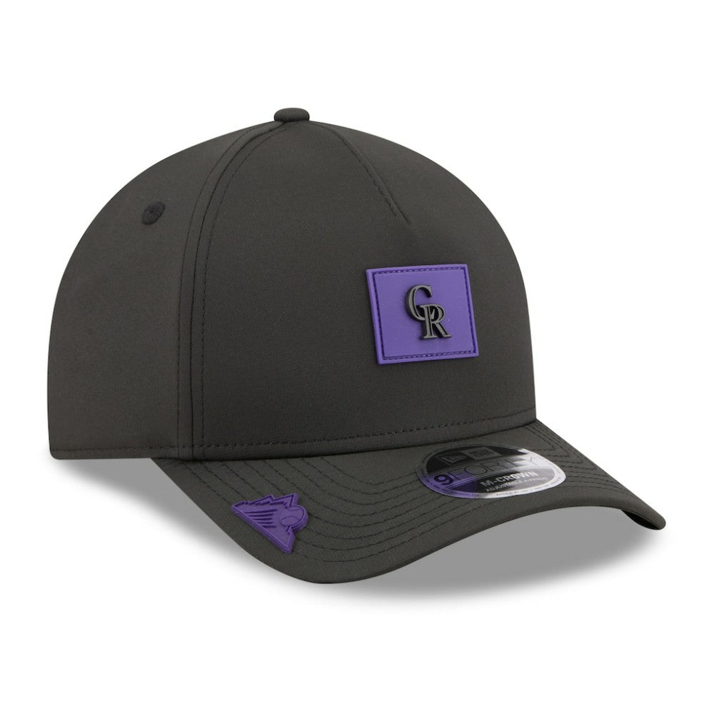 Colorado Rockies 2026 Clubhouse 9FORTY A-Frame Adjustable Hat Black