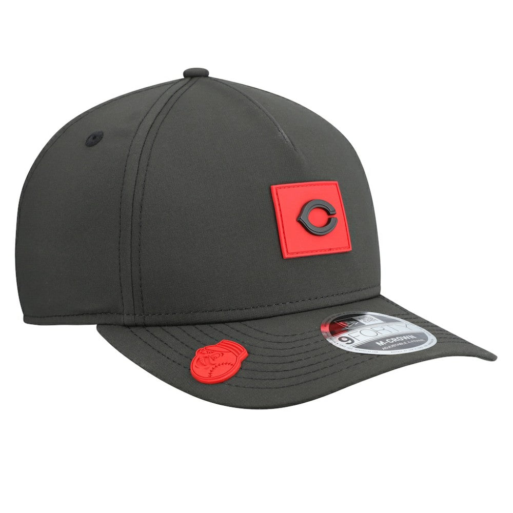 Cincinnati Reds 2026 Clubhouse 9FORTY A-Frame Adjustable Hat Black