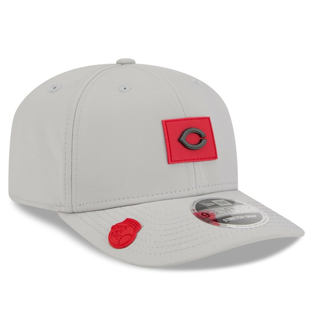 Cincinnati Reds 2026 Clubhouse 9SEVENTY Adjustable Hat Gray