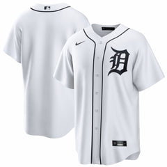 Detroit Tigers Home Replica Jersey White