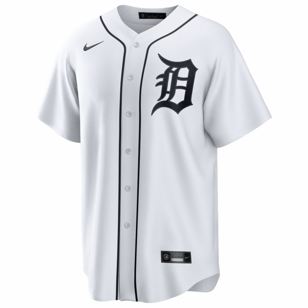 Detroit Tigers Home Replica Jersey White