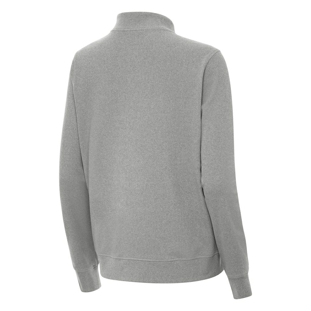 Seattle Seahawks Antigua 50th Season Subtle Quarter-Zip Pullover - Heather Gray discount