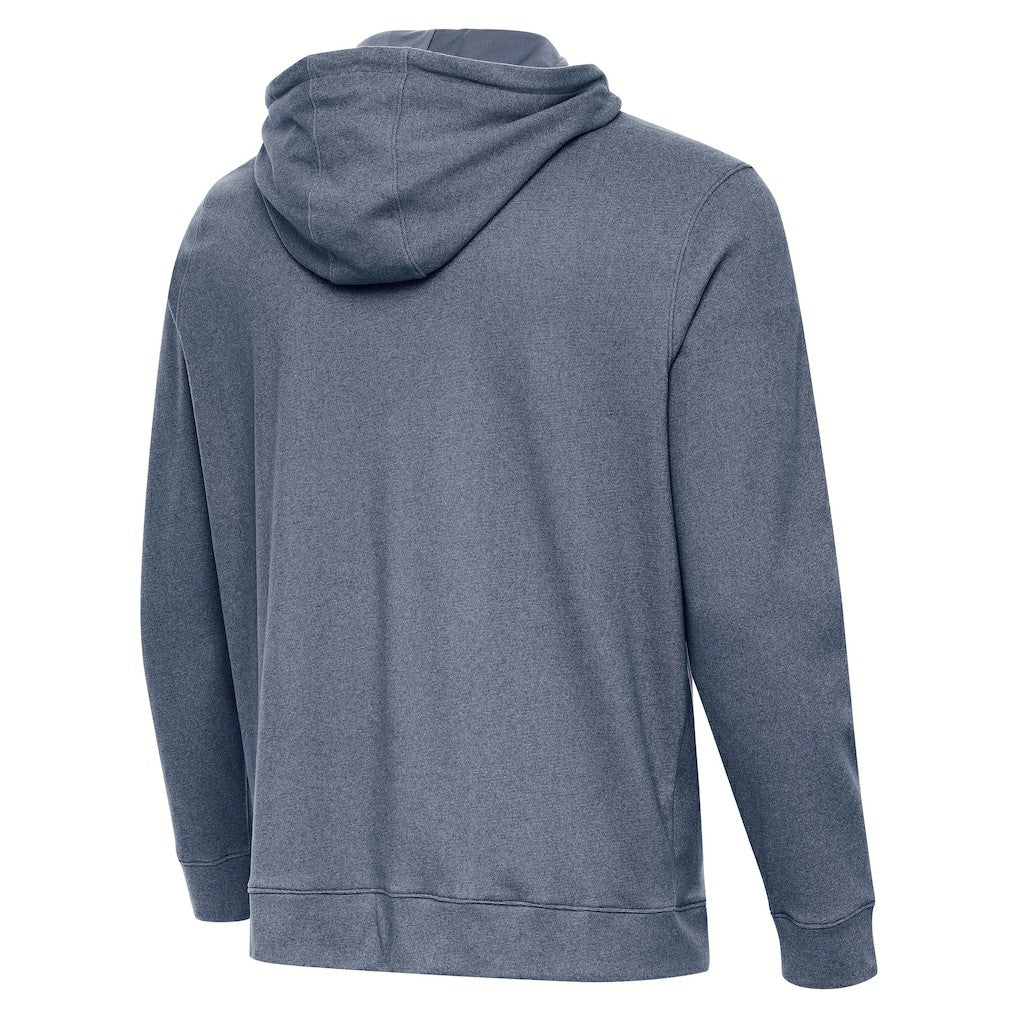 Seattle Seahawks Antigua 50th Season Cloud Pullover Hoodie - Heather Navy on sale
