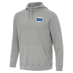 Seattle Seahawks Antigua 50th Season Cloud Pullover Hoodie - Heather Gray sale