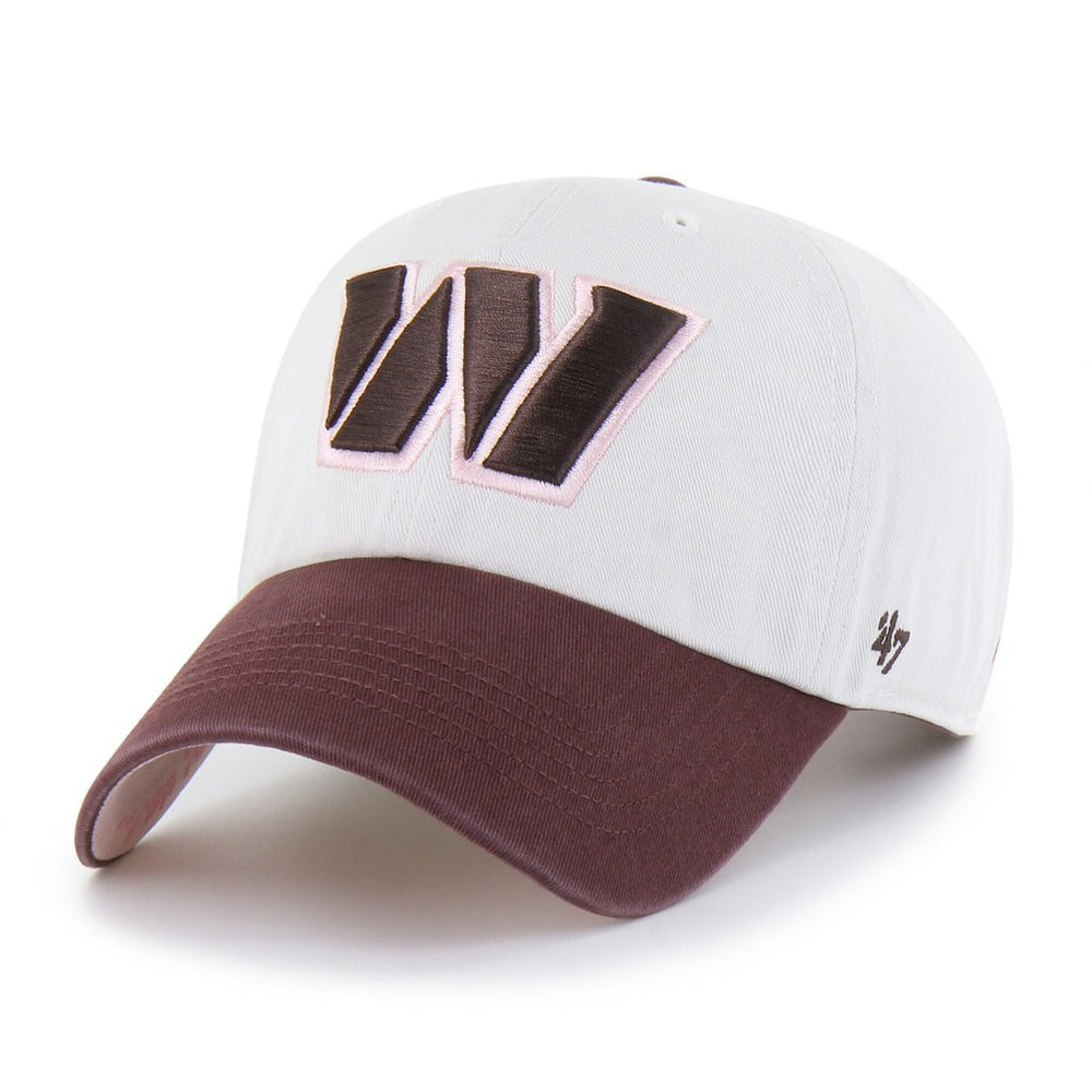 Washington Commanders '47 Unisex Love Letter Clean Up Adjustable Hat - Stone/Burgundy on sale