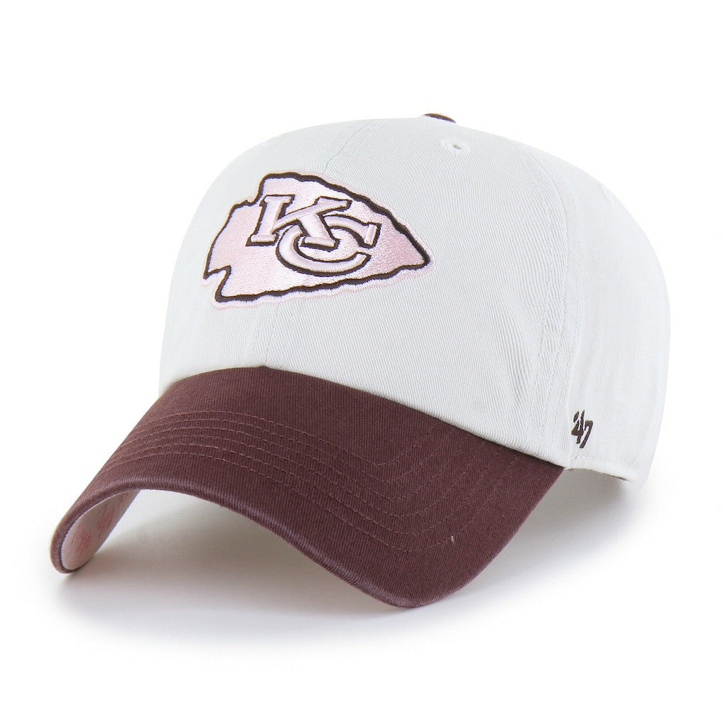 Kansas City Chiefs '47 Unisex Love Letter Clean Up Adjustable Hat - Stone/Burgundy discount