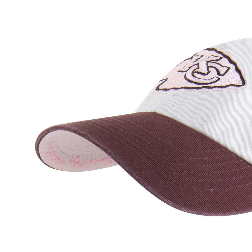 Kansas City Chiefs '47 Unisex Love Letter Clean Up Adjustable Hat - Stone/Burgundy discount