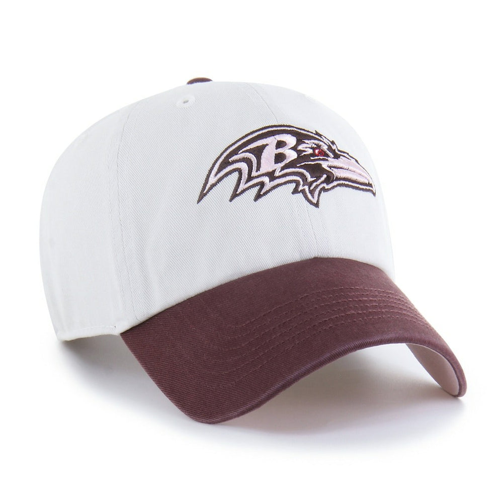Baltimore Ravens '47 Unisex Love Letter Clean Up Adjustable Hat - Stone/Burgundy for sale