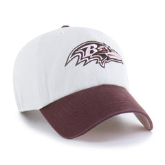 Baltimore Ravens '47 Unisex Love Letter Clean Up Adjustable Hat - Stone/Burgundy for sale
