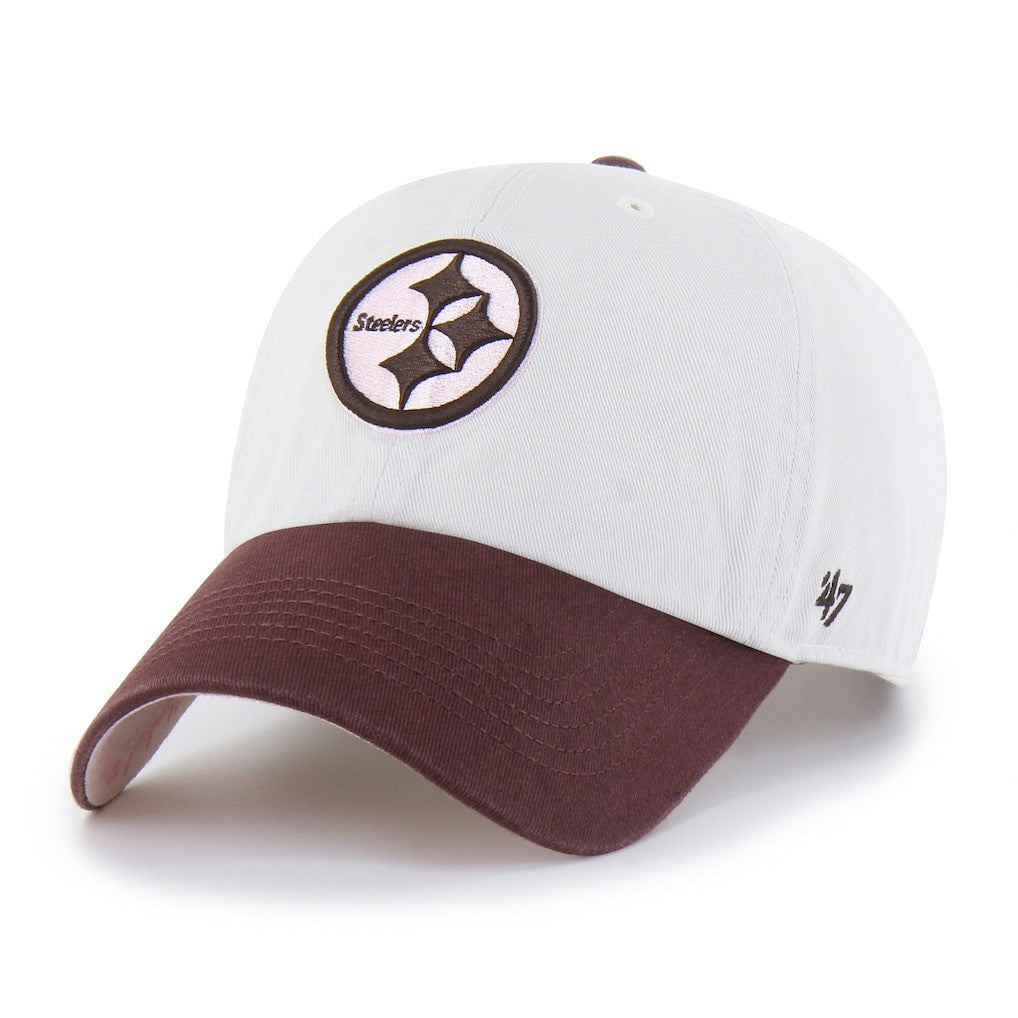 Pittsburgh Steelers '47 Unisex Love Letter Clean Up Adjustable Hat - Stone/Burgundy sale