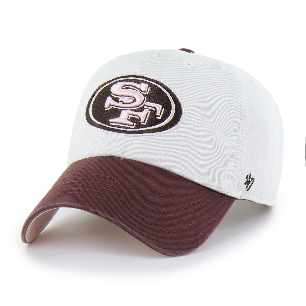 San Francisco 49ers '47 Unisex Love Letter Clean Up Adjustable Hat - Stone/Burgundy cheap