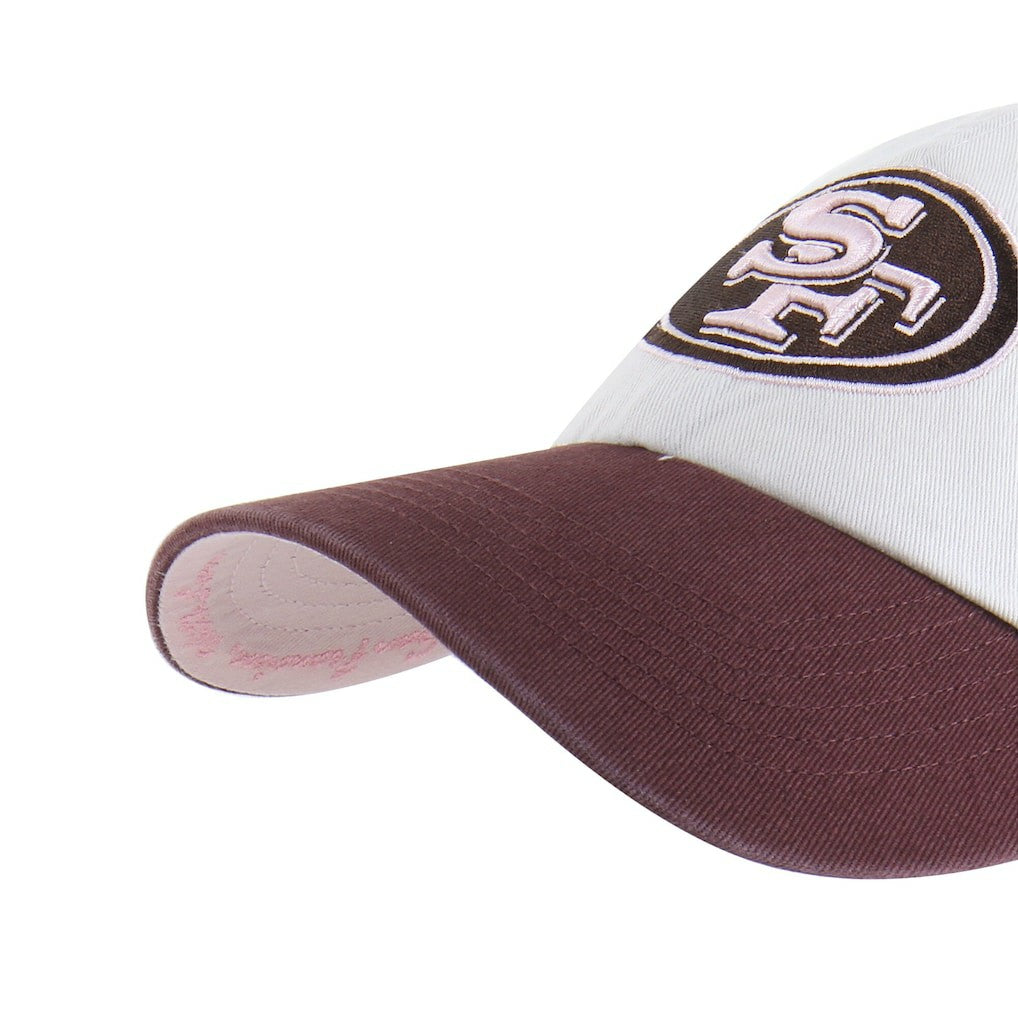San Francisco 49ers '47 Unisex Love Letter Clean Up Adjustable Hat - Stone/Burgundy cheap