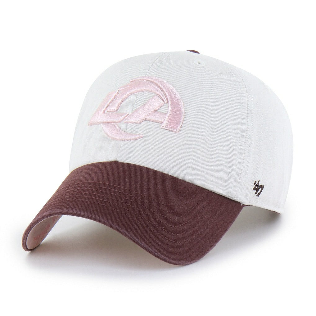 Los Angeles Rams '47 Unisex Love Letter Clean Up Adjustable Hat - Stone/Burgundy online