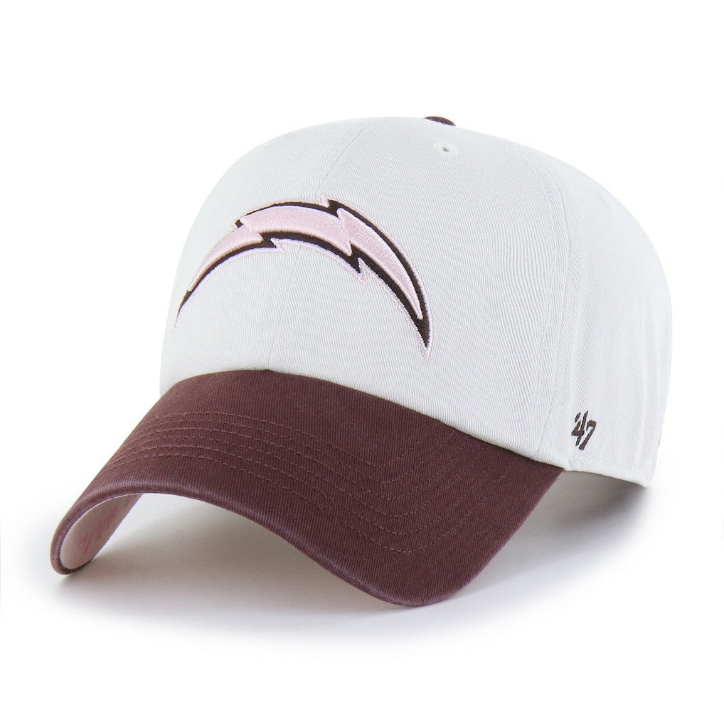Los Angeles Chargers '47 Unisex Love Letter Clean Up Adjustable Hat - Stone/Burgundy outlet