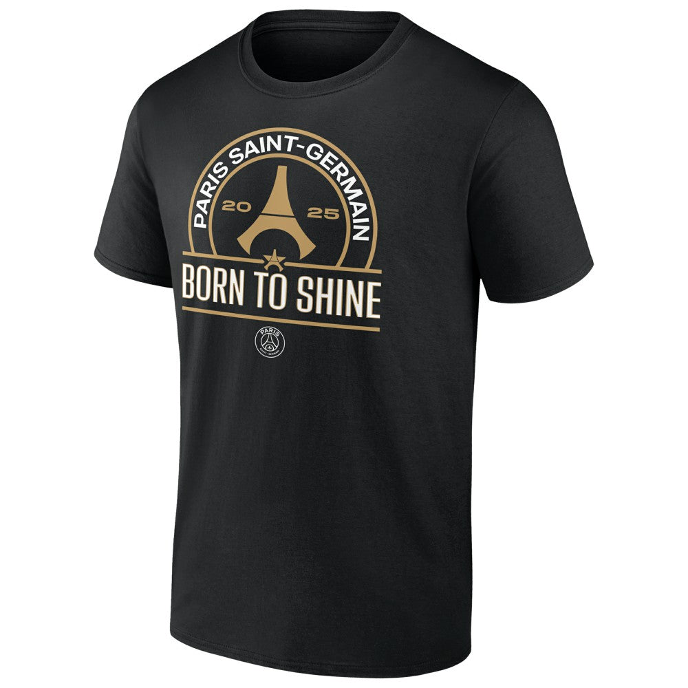 Paris Saint-Germain 2025 Champions League Winners Signature Roster T-Shirt - Black outlet