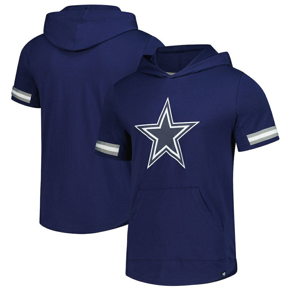 Dallas Cowboys Optimal Play Short Sleeve Hooded T-Shirt - Navy on sale