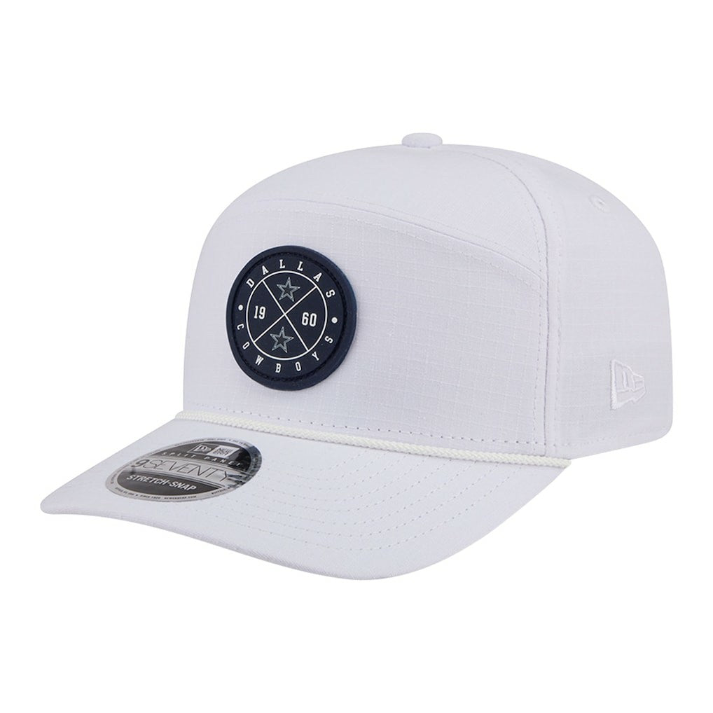 Dallas Cowboys New Era Quick Strike Split Panel 9SEVENTY Stretch-Snap Hat - White discount