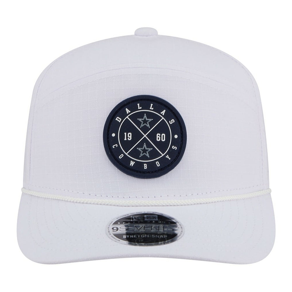 Dallas Cowboys New Era Quick Strike Split Panel 9SEVENTY Stretch-Snap Hat - White discount