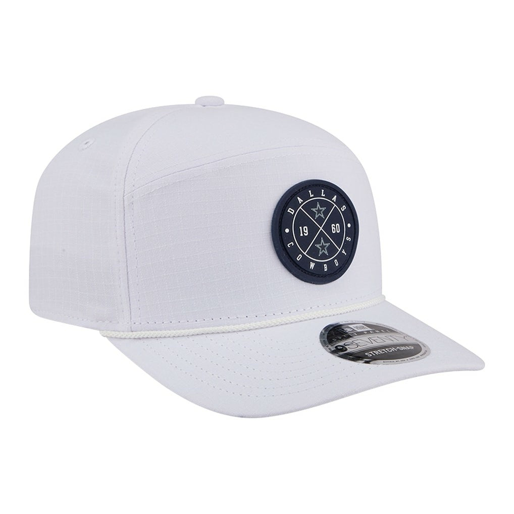 Dallas Cowboys New Era Quick Strike Split Panel 9SEVENTY Stretch-Snap Hat - White discount