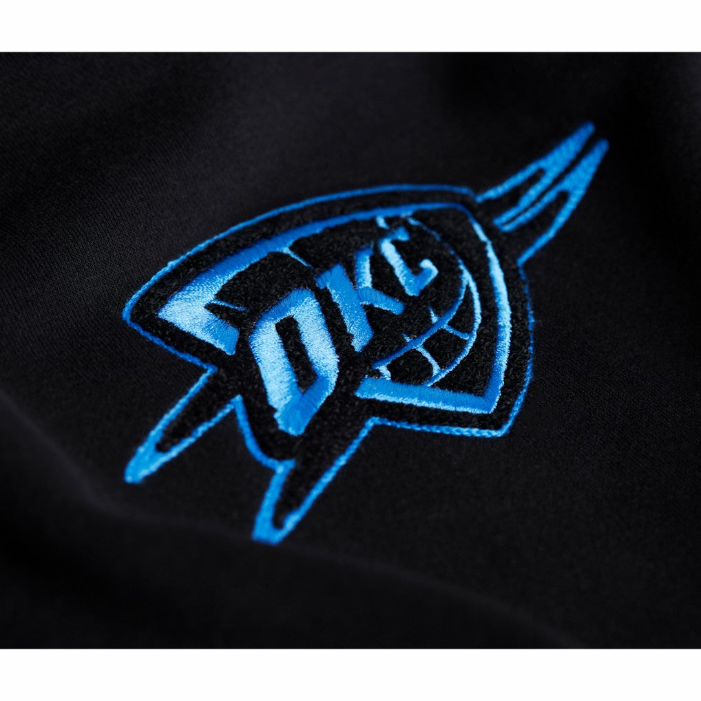 Oklahoma City Thunder Stadium Essentials Unisex Club Level Chenille Sweatshirt - Black discount