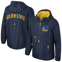 Golden State Warriors Stadium Essentials Unisex Compete Quarter-Zip Hoodie Jacket sale - Navy on sale